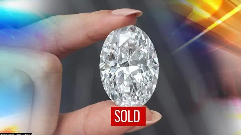 'First world-class' diamond sold for $15.7 million at online auction in Hong Kong Diamond