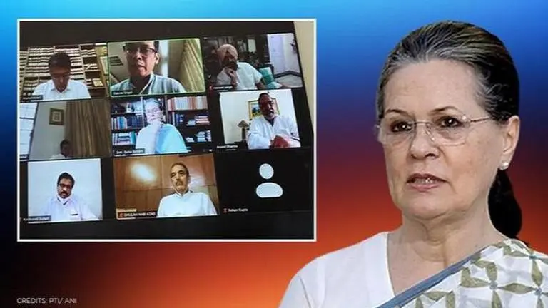 Ahead of the upcoming monsoon session, Congress parliamentary strategy group meets Congress