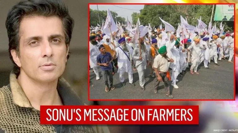 Sonu Sood hails farmers on Twitter amid their protests & stand-off with government Sonu Sood hails farmers on Twitter amid their protests & stand-off with government
