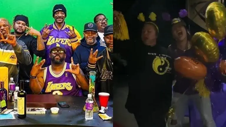 Rihanna dons Kobe Bryant's jersey while celebrating Lakers' 17th NBA championship win rihanna