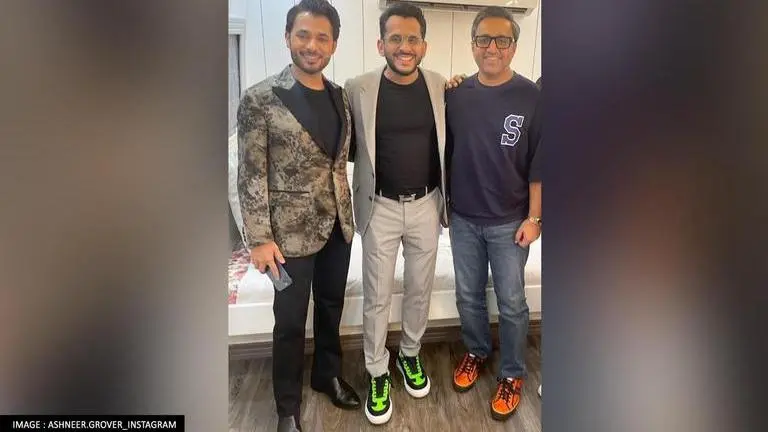 Shark Tank’s Anupam Mittal, Aman Gupta poke fun at Ashneer Grover's 'Rs 10 crore' table Ashneer Grover