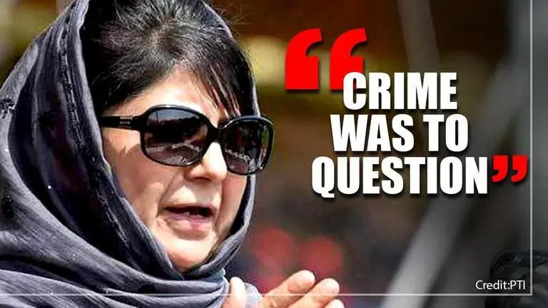 'Without Pak, BJP wouldn't win a single election': Mehbooba Mufti's daughter questions PSA Mehbooba Mufti