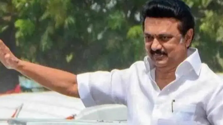 Tamil Nadu CM MK Stalin leads peace march on Karunanidhi's death anniversary Tamil Nadu CM MK Stalin leads peace march on Karunanidhi's death anniversary
