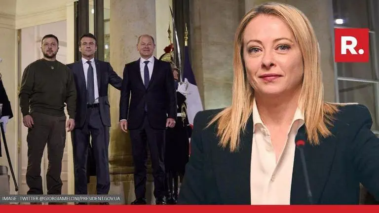 Italy PM Meloni not happy on being excluded from Zelenskyy-Macron-Scholz dinner in Paris Italy PM