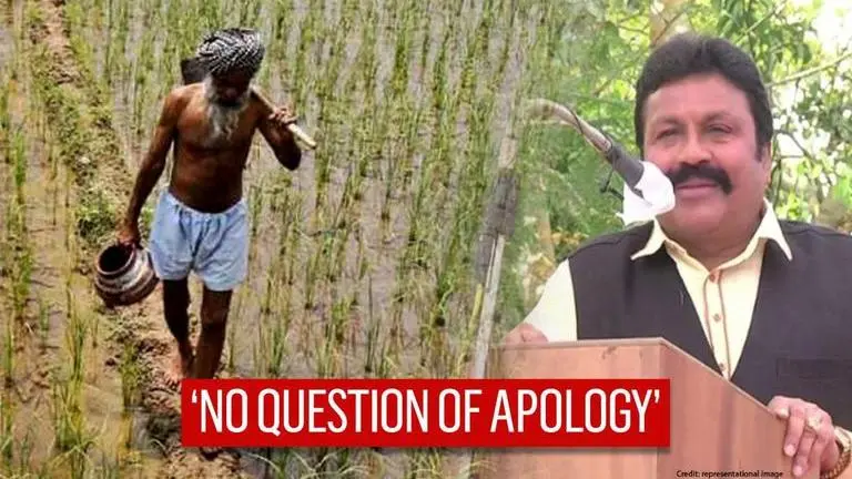 Karnataka Agriculture minister calls farmer committing suicide 'cowards'; won't apologise Karnataka