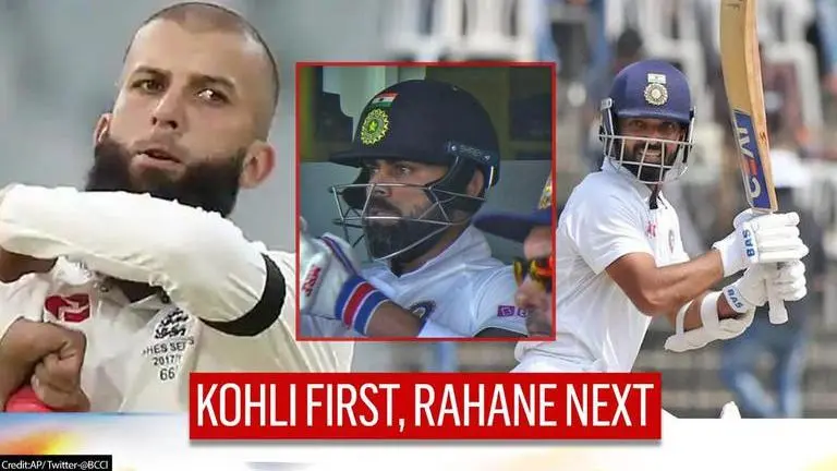 After skipper Kohli, Moeen Ali disturbs deputy Ajinkya Rahane's furniture in 2nd Test Moeen Ali