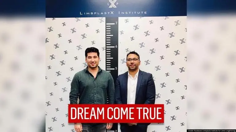 Man spends Rs 55 Lakh on limb lengthening surgery to increase height; see before/after pic Man undergoes limb lengthening surgery to increase height, shares before/after pictures
