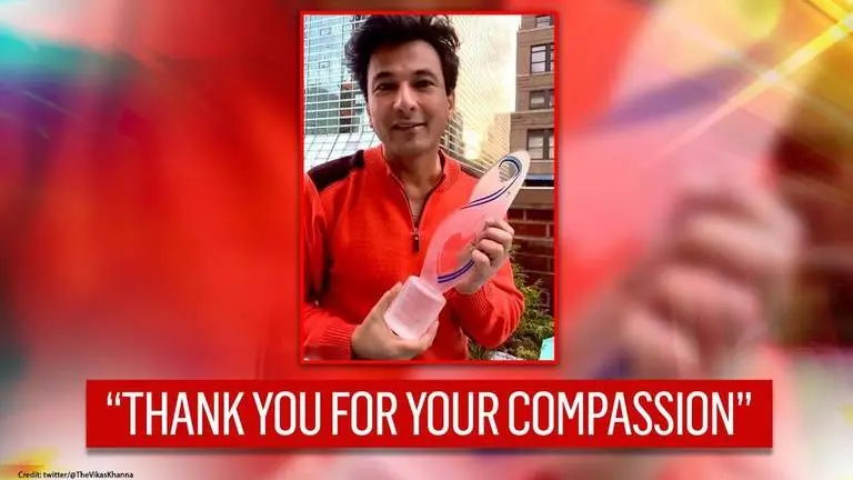 Vikas Khanna felicitated with Mother Teresa Memorial Award, says 'absolutely honoured' Vikas Khanna felicitated with Mother Teresa Memorial Award, says 'absolutely honoured'