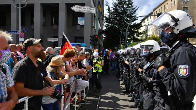 German President condemns protests, calls them 'attack on the heart of democracy' German