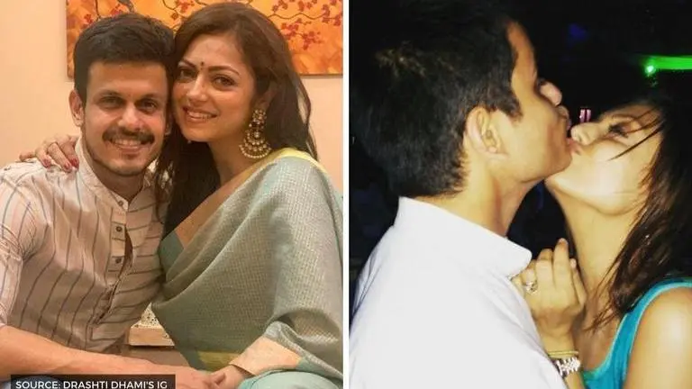 Drashti Dhami kisses husband Niraj Khemka as they celebrate their 6th anniversary Drashti Dhami