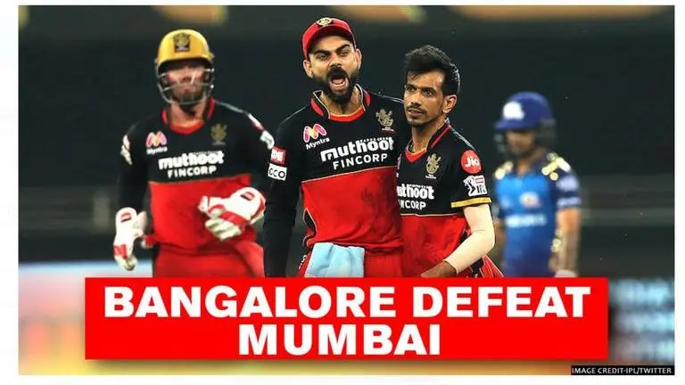 IPL 2020: Bangalore overcome Mumbai in a nerve-wracking Super Over as skipper Kohli shines Dream11 IPL 2020