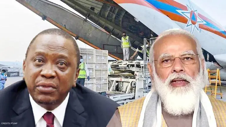 Kenya donates food to India