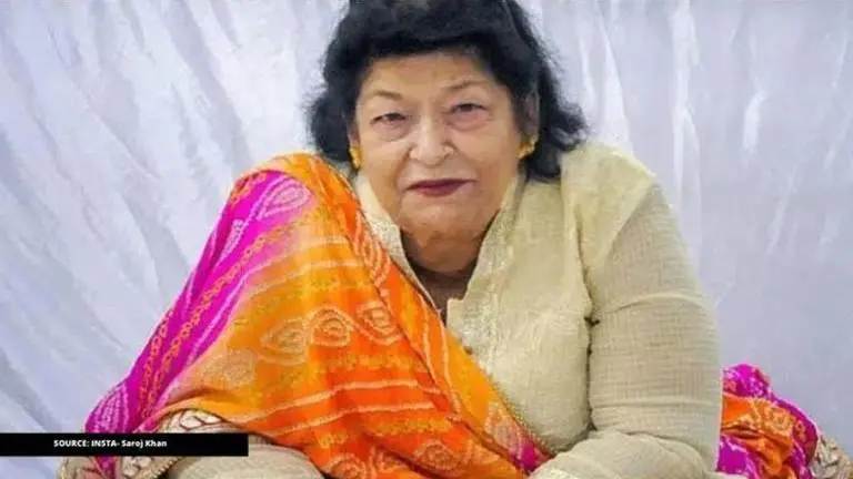 saroj khan's death