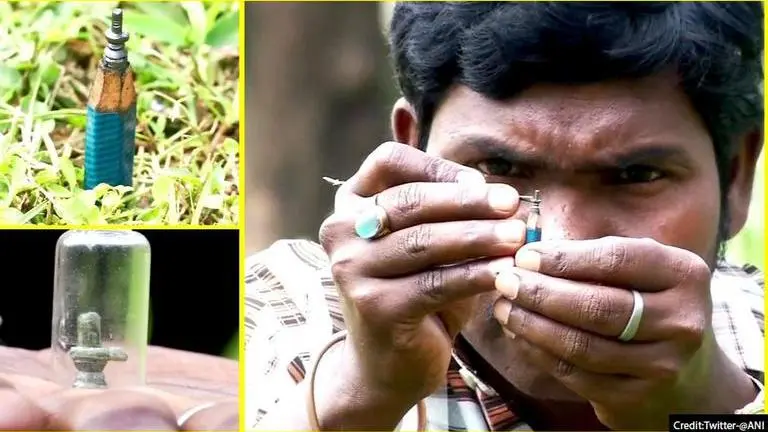 On Maha Shivratri, Odisha artist creates miniature of 'Shiva Linga' on pencil nib Maha Shivratri