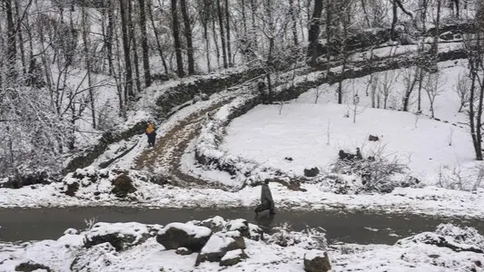 Snowfall at Kargil