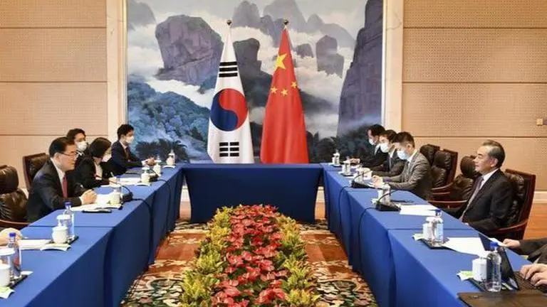 South Korea Foreign Minister Chung Eui-yong vows to work on strong ties with China & Japan Chung Eui-yong