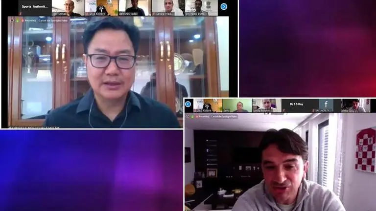 Sports Minister Kiren Rijiju stresses the need to develop football at the grassroot level Rijiju