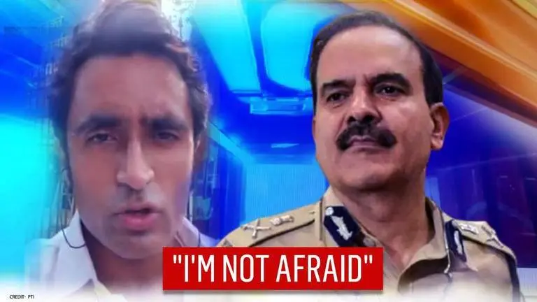 Pradeep Bhandari, at Param Bir Singh's office, dares him to answer queries in fiery video Pradeep Bhandari, at Param Bir Singh's office, dares him to answer queries in fiery video