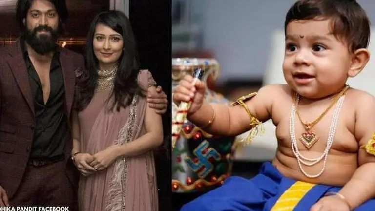 Radhika Pandit 'couldn't help but notice' that son Yatharv 'resembles' her; see pic Radhika Pandit