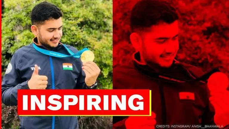 Commonwealth Games gold medallist Anish Bhanwala scores 90% in class 12 exam Anish Bhanwala