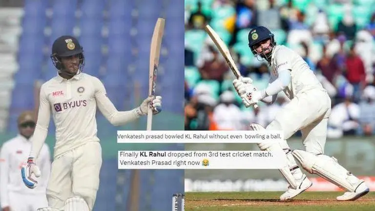 'Venkatesh Prasad right now...': Twitter erupts as Team India drop KL Rahul for 3rd Test KL Rahul