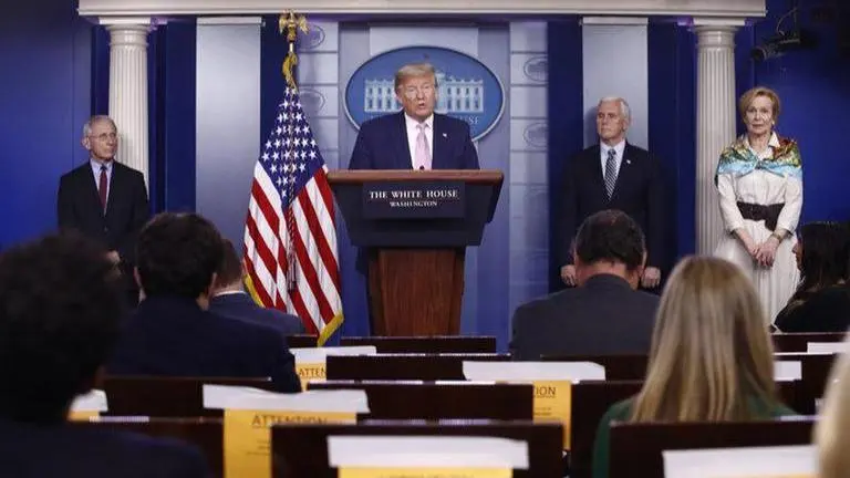 Trump says ‘toughest’ weeks ahead as coronavirus spreads