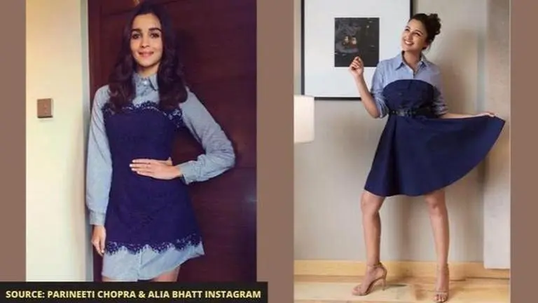 Parineeti Chopra or Alia Bhatt: Who wore the blue striped shirt dress better? Parineeti Chopra