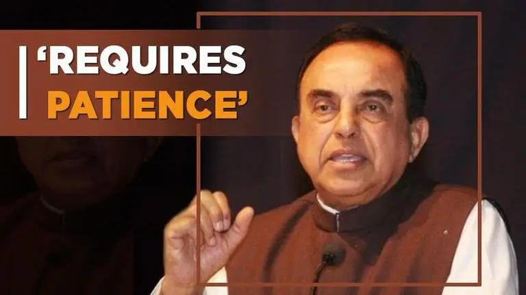 'Patience for one decade...': Subramanian Swamy's advice to Shiv Sena Subramanian