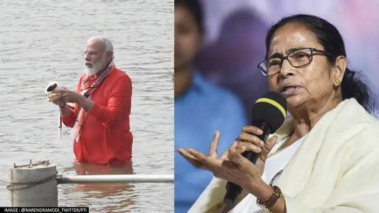 Mamata politicises PM Modi's Ganga dip; avers 'don't need character certificate from BJP' Mamata Banerjee, PM Modi