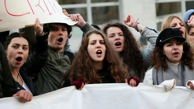 France witnesses protests against new security bill that criminalises filming of police France