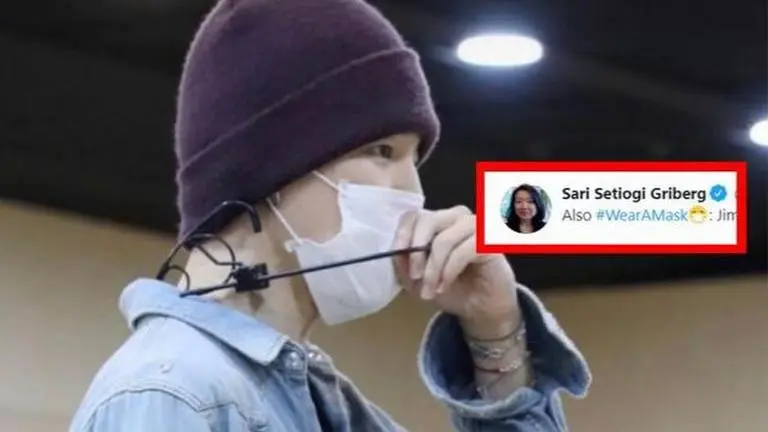WHO's social media head shares BTS' Jimin's picture, says 'wear a mask' BTS' Jimin