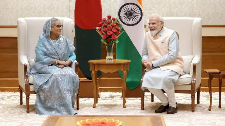 PM Modi holds talks with Bangladesh PM Sheikh Haseena, hails India Bangladesh ties PM Modi