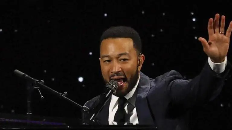 John Legend stumps for Biden at Philadelphia rally