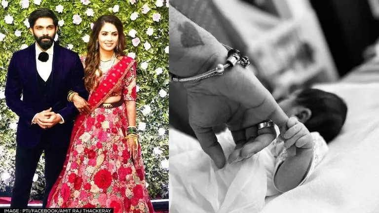 Amit Thackeray welcomes his son; shares newborn's picture on his Facebook page Amit Thackeray