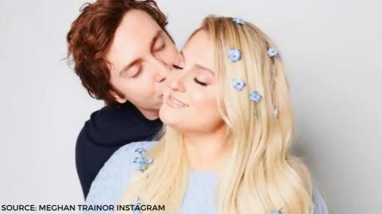 Meghan Trainor and Daryl Sabara introduce their baby to the world on Valentine's Day Meghan Trainor