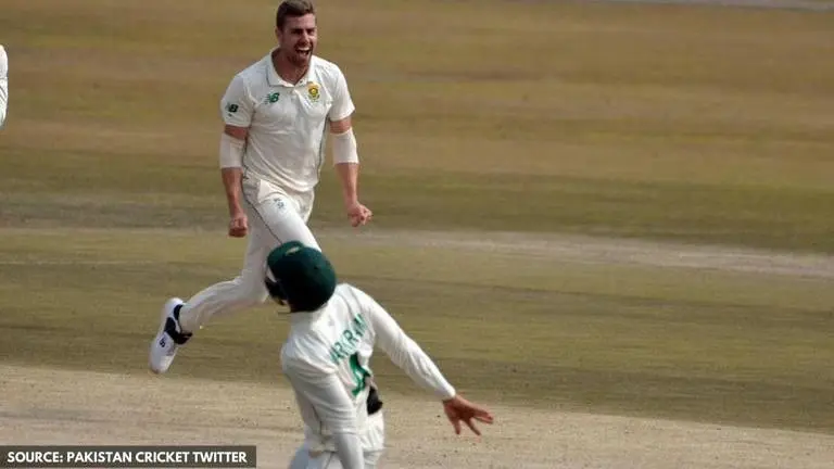 Aiden Markram takes stunning catch at short leg to send Abid Ali back on Day 1: WATCH Aiden Markram