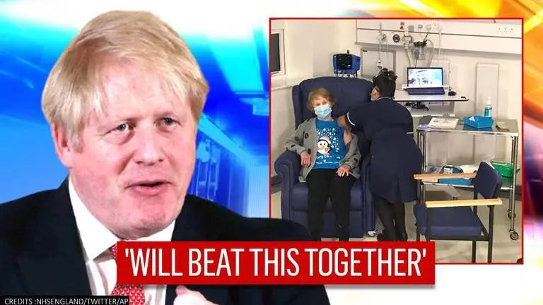 Boris Johnson welcomes rollout of COVID vaccine program, says 'Will beat this together' Boris Johnson