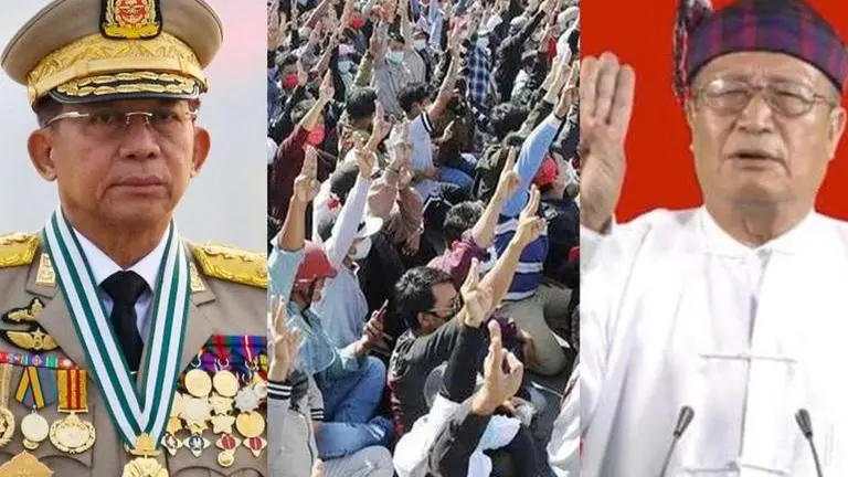 Myanmar's shadow government launches 'People's defensive war' to resist military takeover Myanmar