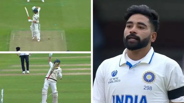 IND vs AUS: Labuschagne fails to hold even his bat after Siraj's lethal delivery-WATCH IND vs AUS: Marnus Labuschagne drops his bat in pain after Siraj's lethal delivery- WATCH