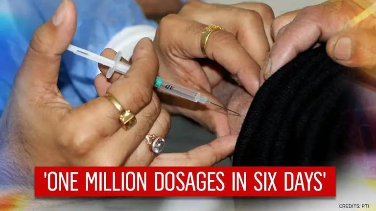 One million COVID-19 vaccine doses administered in India in just 6 days: Health ministry