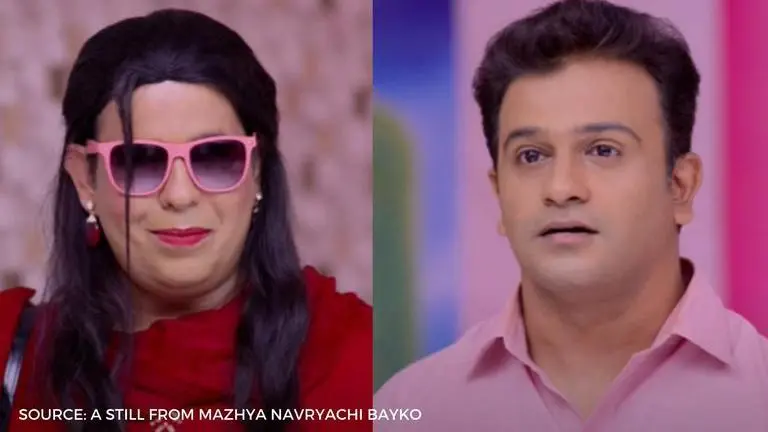 'Mazhya Navryachi Bayko' written update Aug 11, 2020: Shreyas meets Soumitra aka Pinky Mazhya Navryachi Bayko written update