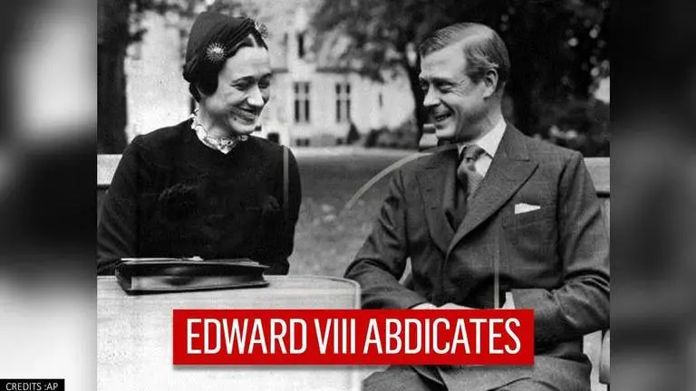Edward VIII became first English monarch to voluntarily abdicate throne on Dec 11, 1936 This Day
