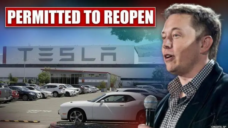 Alameda County permits Tesla to resume operations, albeit with strict safety guidelines Elon Musk