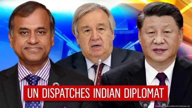 Indian gallantry awardee Siddharth Chatterjee appointed as UN's top diplomat in China Siddharth Chatterjee