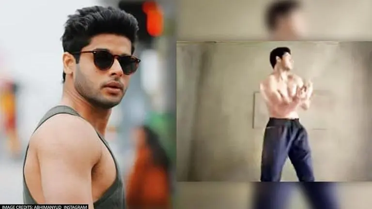 Abhimanyu Dassani shares a glimpse into his hardcore Martial arts training; WATCH Abhimanyu Dassani