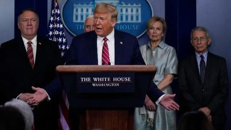 Trump vs Fauci: President and doctor spar over unproven drug