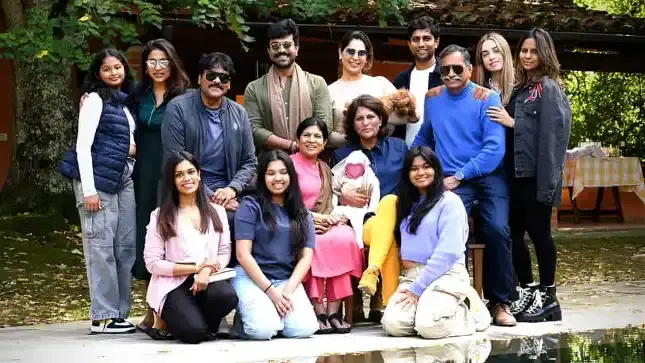 Ram Charan-Upasana Kamineni reveal daughter Klin Kaara's face in viral photo from Italy vacation Ram Charan family