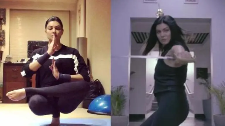 Sushmita Sen practices Kalaripayattu as she preps for Aarya 3 | Watch Sushmita Sen
