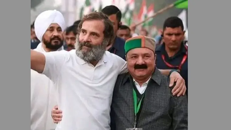 Congress leader Rahul Gandhi and KL Sharma