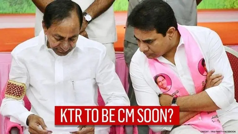 KTR set to replace KCR as Telangana CM? Dy Spkr Goud publically congratulates 'Future CM' KTR